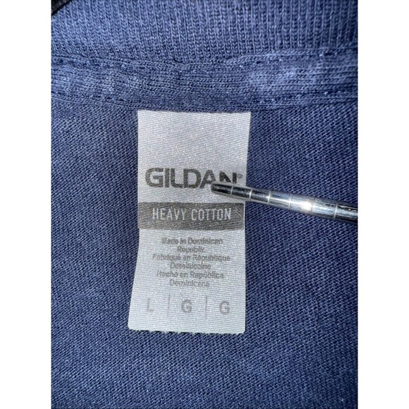 Penn University Quakers T-Shirt Blue Gidian Brand Adult Size Large - Picture 2 of 6